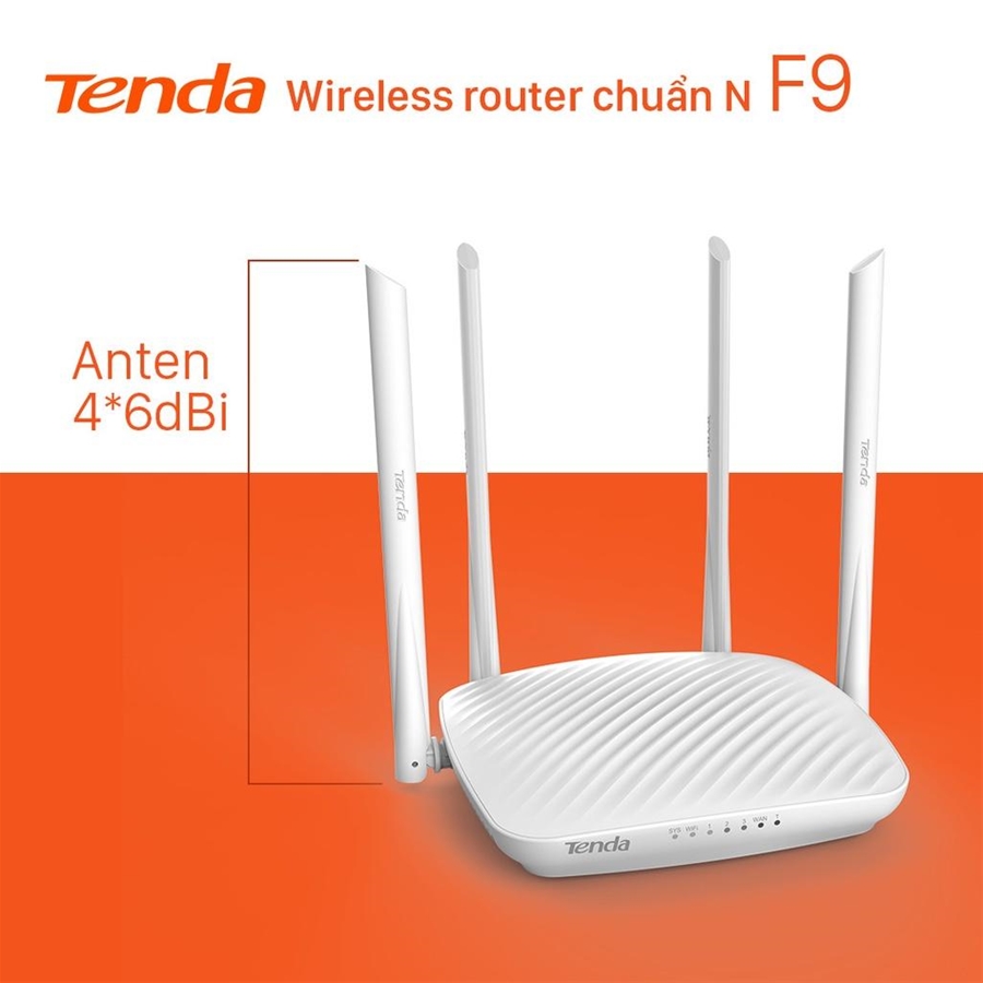  Phát Wifi Tenda 4 anten ( F9 )