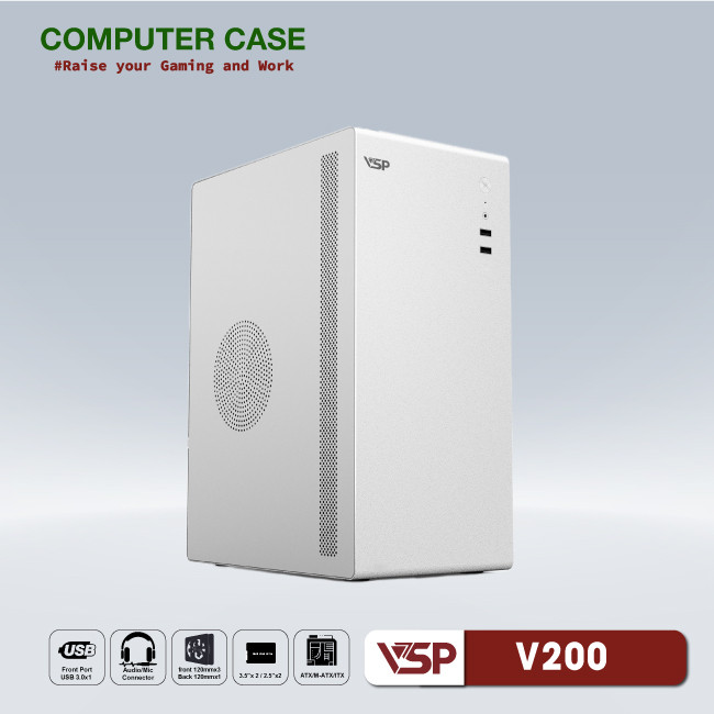 Case VSP v200 (màu trắng )